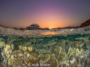 Red Sea Sunset, Sharm El Sheikh, Egypt by Nick Blake 